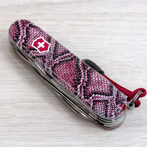 Ножи и мультитулы Victorinox Швейцарский складной нож 91мм Victorinox HUNTSMAN DESIGN 1.3713.R2200pk