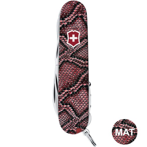 Ножи и мультитулы Victorinox Швейцарский складной нож 91мм Victorinox HUNTSMAN DESIGN 1.3713.R2200pk