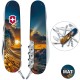 Ножи и мультитулы Victorinox Швейцарский складной нож 91мм Victorinox HUNTSMAN DESIGN Солнечная волна 1.3713.3.R2080pk