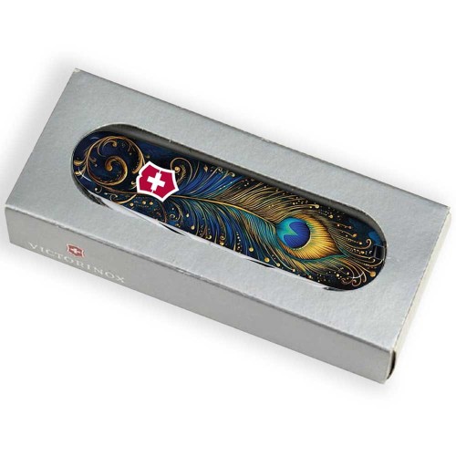 Ножи и мультитулы Victorinox Швейцарский складной нож 91мм Victorinox HUNTSMAN DESIGN Удивительное перо 1.3713.3.R2120pk