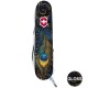 Ножи и мультитулы Victorinox Швейцарский складной нож 91мм Victorinox HUNTSMAN DESIGN Удивительное перо 1.3713.3.R2120pk