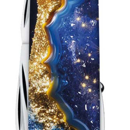 Ножи и мультитулы Victorinox Швейцарский складной нож 91мм Victorinox HUNTSMAN DESIGN 1.3713.3.R2040pk