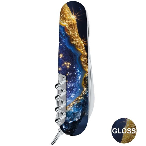 Ножи и мультитулы Victorinox Швейцарский складной нож 91мм Victorinox HUNTSMAN DESIGN 1.3713.3.R2040pk