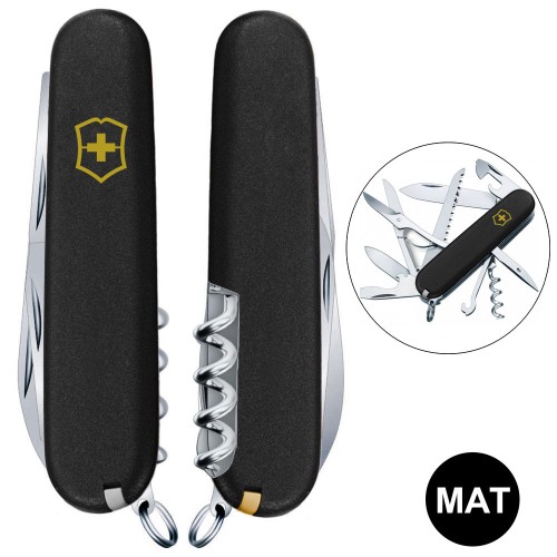 Ножи и мультитулы Victorinox Швейцарский складной нож Victorinox HUNTSMAN MAT 1.3713.3.M0008p