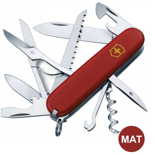 Ножи и мультитулы Victorinox Швейцарский складной нож Victorinox HUNTSMAN MAT 1.3713.M0008p