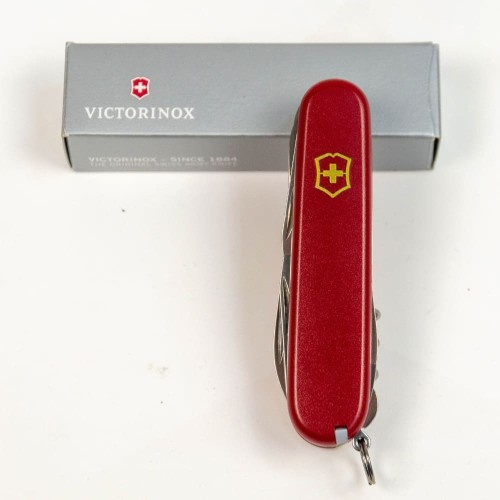 Ножи и мультитулы Victorinox Швейцарский складной нож Victorinox HUNTSMAN MAT 1.3713.M0008p