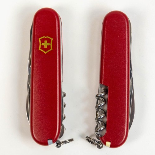Ножи и мультитулы Victorinox Швейцарский складной нож Victorinox HUNTSMAN MAT 1.3713.M0008p