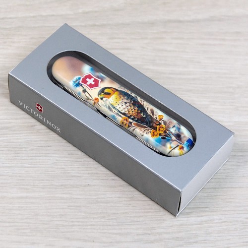 Ножи и мультитулы Victorinox Швейцарский складной нож 91мм Victorinox HUNTSMAN UKRAINE 1.3713.7.T3260pw