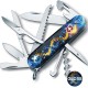 Ножи и мультитулы Victorinox Швейцарский складной нож 91мм Victorinox HUNTSMAN UKRAINE ДНК Украинца 1.3713.3.T3270pw