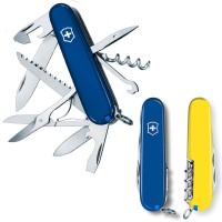 Швейцарский складной нож Victorinox HUNTSMAN UKRAINE 1.3713.2.8