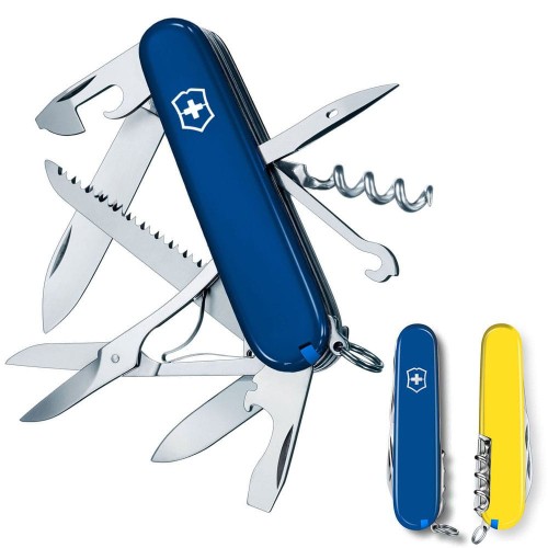 Ножи и мультитулы Victorinox Швейцарский складной нож Victorinox HUNTSMAN UKRAINE 1.3713.2.8