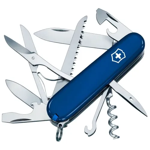 Ножі та мультитули Victorinox Складаний ніж Victorinox HUNTSMAN UKRAINE синьо-жовтий 1.3713.2.8