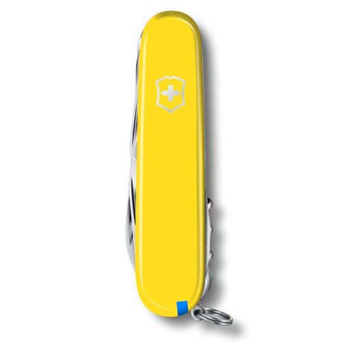 Ножи и мультитулы Victorinox Швейцарский складной нож Victorinox HUNTSMAN UKRAINE 1.3713.8.2