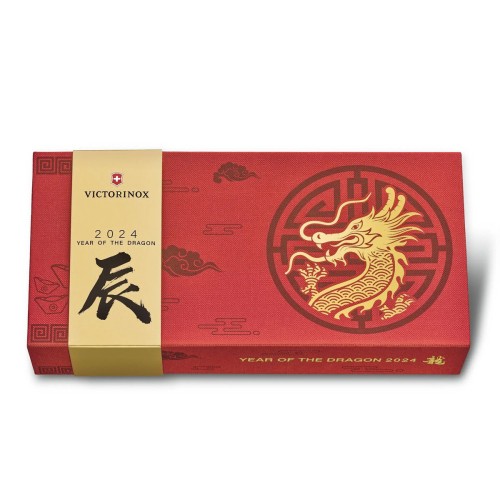 Ножи и мультитулы Victorinox Складаний ніж Victorinox HUNTSMAN "Year of the Dragon 2024" 1.3714.E13