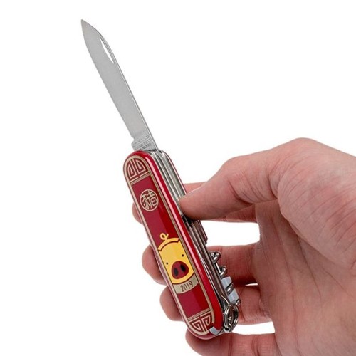 Ножі та мультитули Victorinox Складаний ніж Victorinox HUNTSMAN «Year of the Pig» 1.3714.E8