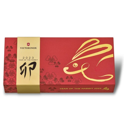 Ножі та мультитули Victorinox Складаний ніж Victorinox HUNTSMAN "Year Of The Rabbit" 1.3714.E12