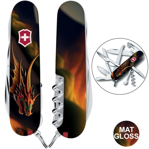 Ножи и мультитулы Victorinox Швейцарский складной нож Victorinox HUNTSMAN ZODIAC 1.3713.3.Z3210p