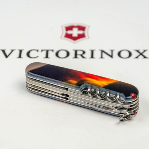 Ножи и мультитулы Victorinox Швейцарский складной нож Victorinox HUNTSMAN ZODIAC 1.3713.3.Z3210p