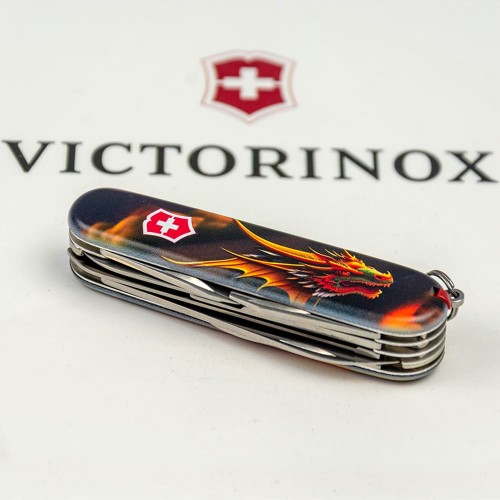 Ножи и мультитулы Victorinox Швейцарский складной нож Victorinox HUNTSMAN ZODIAC 1.3713.3.Z3210p