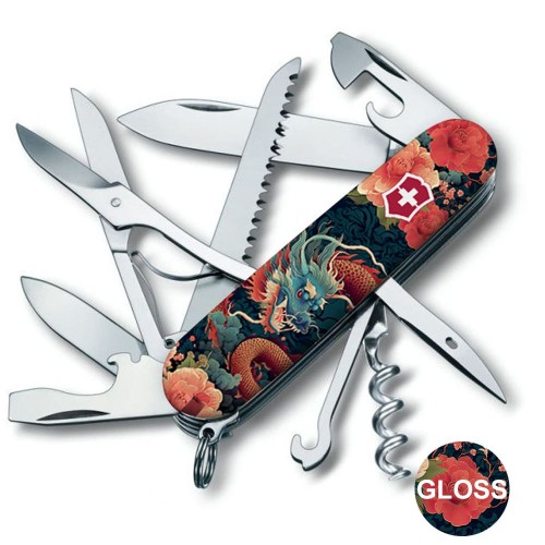 Ножи и мультитулы Victorinox Швейцарский складной нож Victorinox HUNTSMAN ZODIAC 1.3713.Z3200p