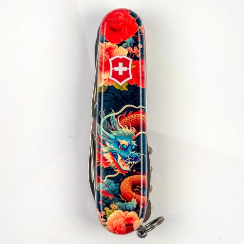 Ножи и мультитулы Victorinox Швейцарский складной нож Victorinox HUNTSMAN ZODIAC 1.3713.Z3200p