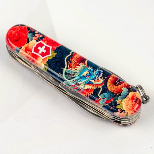 Ножи и мультитулы Victorinox Швейцарский складной нож Victorinox HUNTSMAN ZODIAC 1.3713.Z3200p