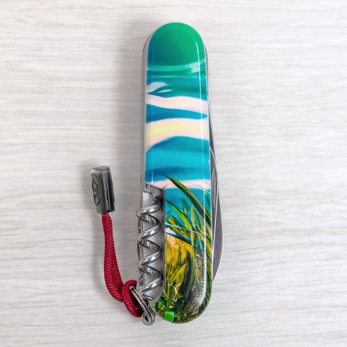 Ножи и мультитулы Victorinox Швейцарский складной нож 91мм Victorinox HUNTSMAN ZODIAC 1.3713.3.Z4290pk