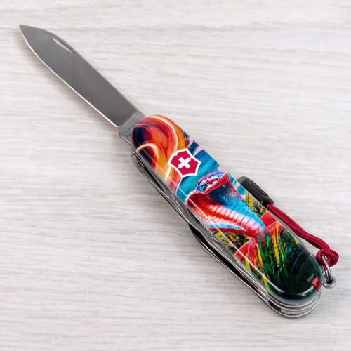 Ножи и мультитулы Victorinox Швейцарский складной нож 91мм Victorinox HUNTSMAN ZODIAC 1.3713.3.Z4290pk