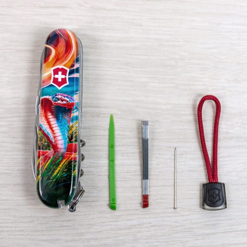 Ножи и мультитулы Victorinox Швейцарский складной нож 91мм Victorinox HUNTSMAN ZODIAC 1.3713.3.Z4290pk