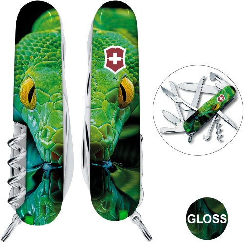 Ножи и мультитулы Victorinox Швейцарский складной нож 91мм Victorinox HUNTSMAN ZODIAC 1.3713.3.Z4310pk