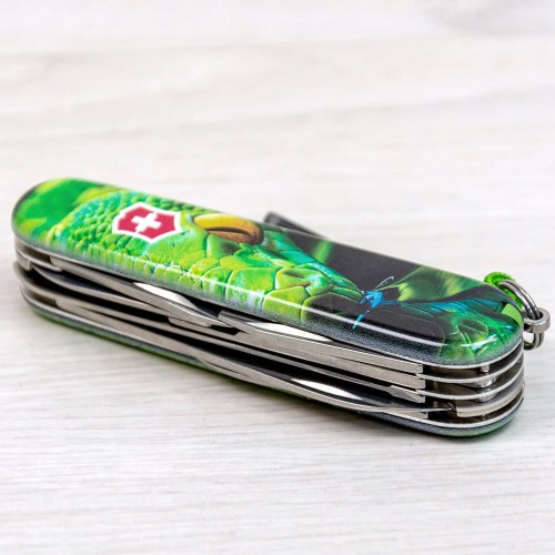 Ножи и мультитулы Victorinox Швейцарский складной нож 91мм Victorinox HUNTSMAN ZODIAC 1.3713.3.Z4310pk