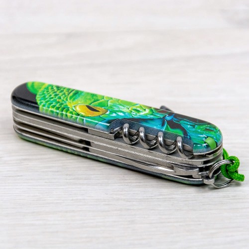 Ножи и мультитулы Victorinox Швейцарский складной нож 91мм Victorinox HUNTSMAN ZODIAC 1.3713.3.Z4310pk