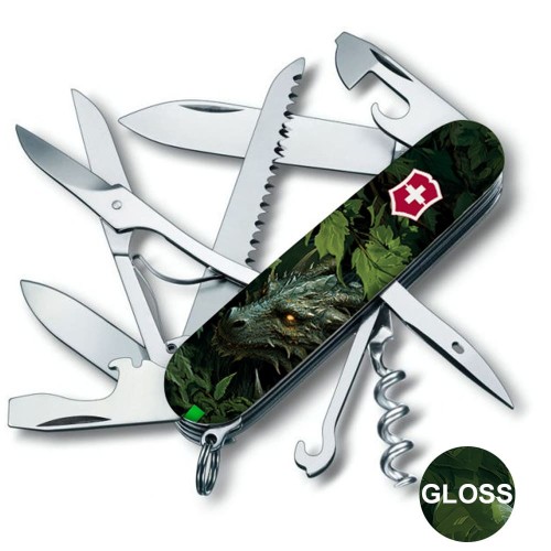 Ножи и мультитулы Victorinox Швейцарский складной нож Victorinox HUNTSMAN ZODIAC 1.3713.3.Z3240p