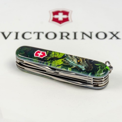 Ножи и мультитулы Victorinox Швейцарский складной нож Victorinox HUNTSMAN ZODIAC 1.3713.3.Z3240p