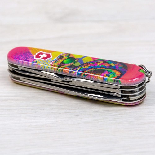 Ножи и мультитулы Victorinox Швейцарский складной нож 91мм Victorinox HUNTSMAN ZODIAC 1.3713.Z4300pk