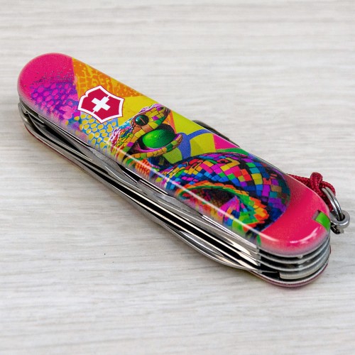 Ножи и мультитулы Victorinox Швейцарский складной нож 91мм Victorinox HUNTSMAN ZODIAC 1.3713.Z4300pk