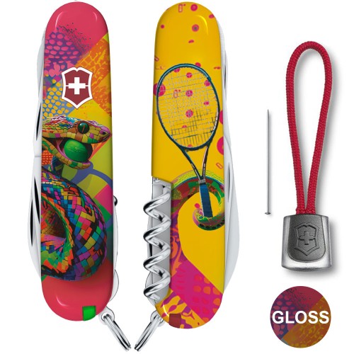 Ножи и мультитулы Victorinox Швейцарский складной нож 91мм Victorinox HUNTSMAN ZODIAC 1.3713.Z4300pk