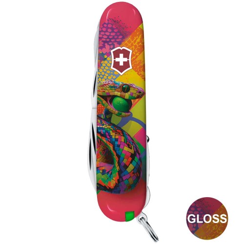 Ножи и мультитулы Victorinox Швейцарский складной нож 91мм Victorinox HUNTSMAN ZODIAC 1.3713.Z4300pk