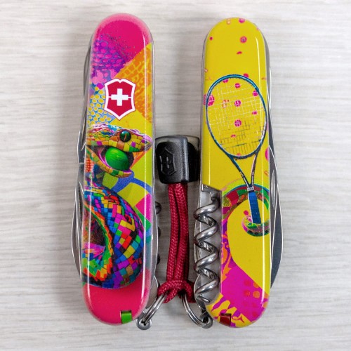 Ножи и мультитулы Victorinox Швейцарский складной нож 91мм Victorinox HUNTSMAN ZODIAC 1.3713.Z4300pk