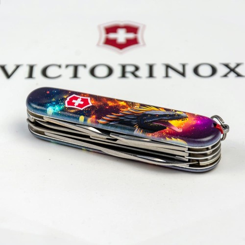 Ножи и мультитулы Victorinox Швейцарский складной нож Victorinox HUNTSMAN ZODIAC 1.3713.3.Z3220p