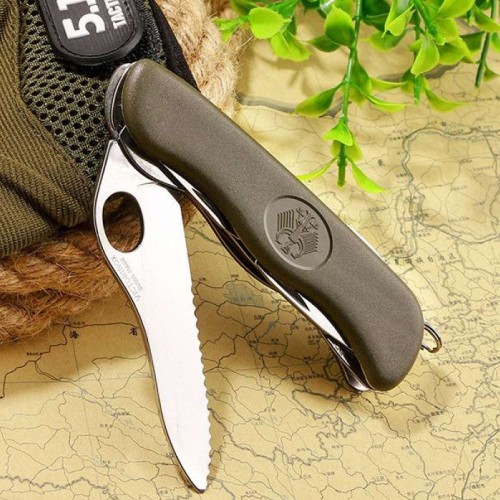 Ножи и мультитулы Victorinox Складаний ніж Victorinox Military One Hand 0.8461.MW4DE