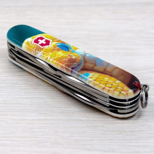 Ножи и мультитулы Victorinox Швейцарский складной нож 91мм Victorinox MOUNTAINEER ANIMAL 1.3743.7.F1050pw