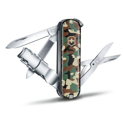 Ножи и мультитулы Victorinox Швейцарский складной нож 65мм Victorinox NAILCLIP 580 0.6463.94