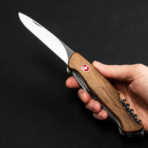 Ножи и мультитулы Victorinox Швейцарский складной нож 130 мм Victorinox RANGER 55 WOOD 0.9561.63B1 (в блистере)
