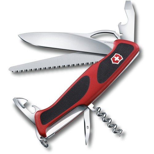 Ножи и мультитулы Victorinox Швейцарский складной нож 130 мм Victorinox RANGER 79 M GRIP 0.9563.MCB1 (в блистере)