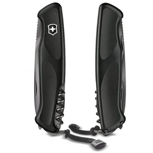 Ножі та мультитули Victorinox Складаний ніж Victorinox RANGER 55 GRIP Onyx Black 0.9563.C31P
