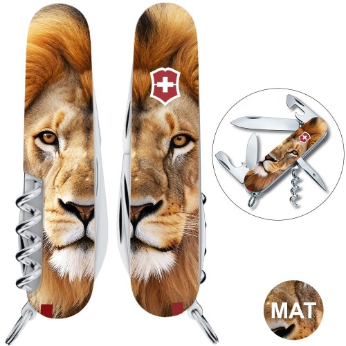 Ножи и мультитулы Victorinox Швейцарский складной нож 91мм Victorinox SPARTAN ANIMAL 1.3603.7.F1010pw