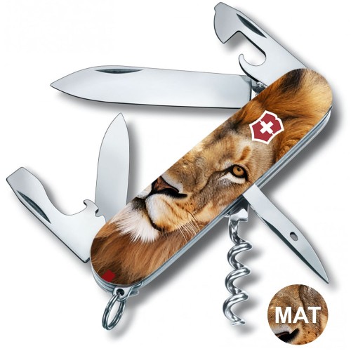 Ножи и мультитулы Victorinox Швейцарский складной нож 91мм Victorinox SPARTAN ANIMAL 1.3603.7.F1010pw