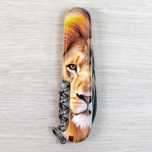 Ножи и мультитулы Victorinox Швейцарский складной нож 91мм Victorinox SPARTAN ANIMAL 1.3603.7.F1010pw