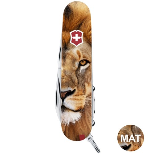 Ножи и мультитулы Victorinox Швейцарский складной нож 91мм Victorinox SPARTAN ANIMAL 1.3603.7.F1010pw